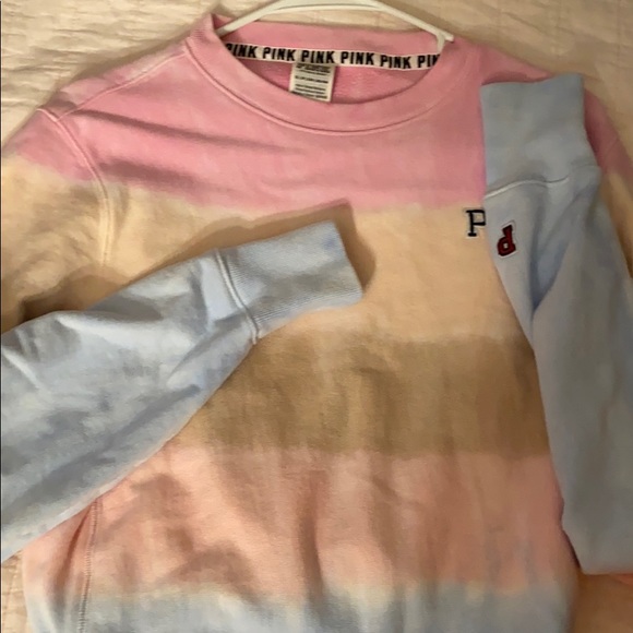 PINK victoria secret tye dye crop top - Picture 6 of 6